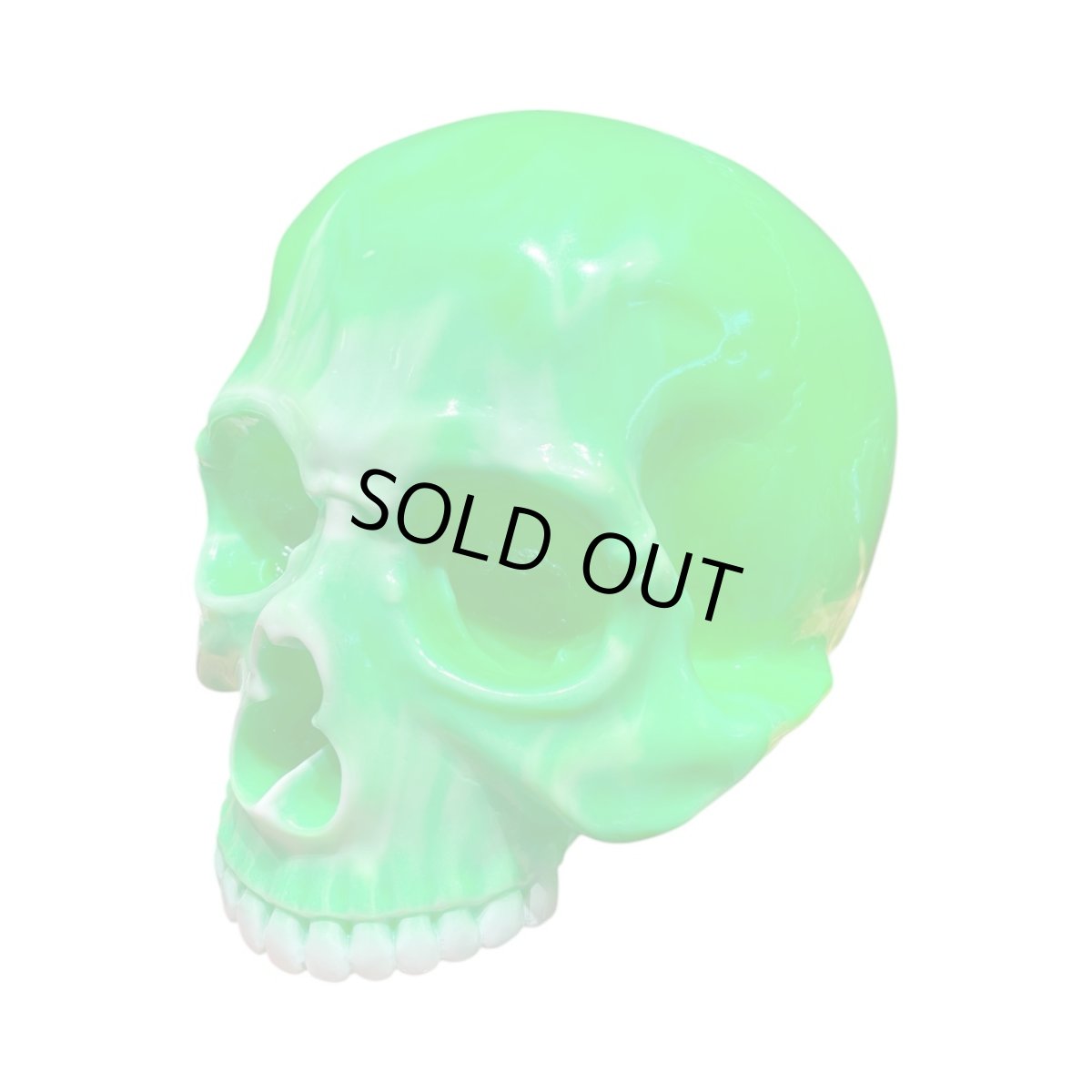 画像7: 1/1 SKULL HEAD MARBLE GREEN / WHITE (7)