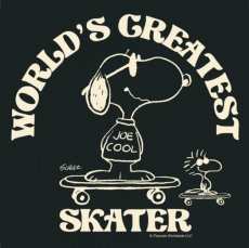 画像2: BUDDY 別注 PEANUTS JOE COOL クルーネックスエット WORLD'S GREATEST SKATER (2)