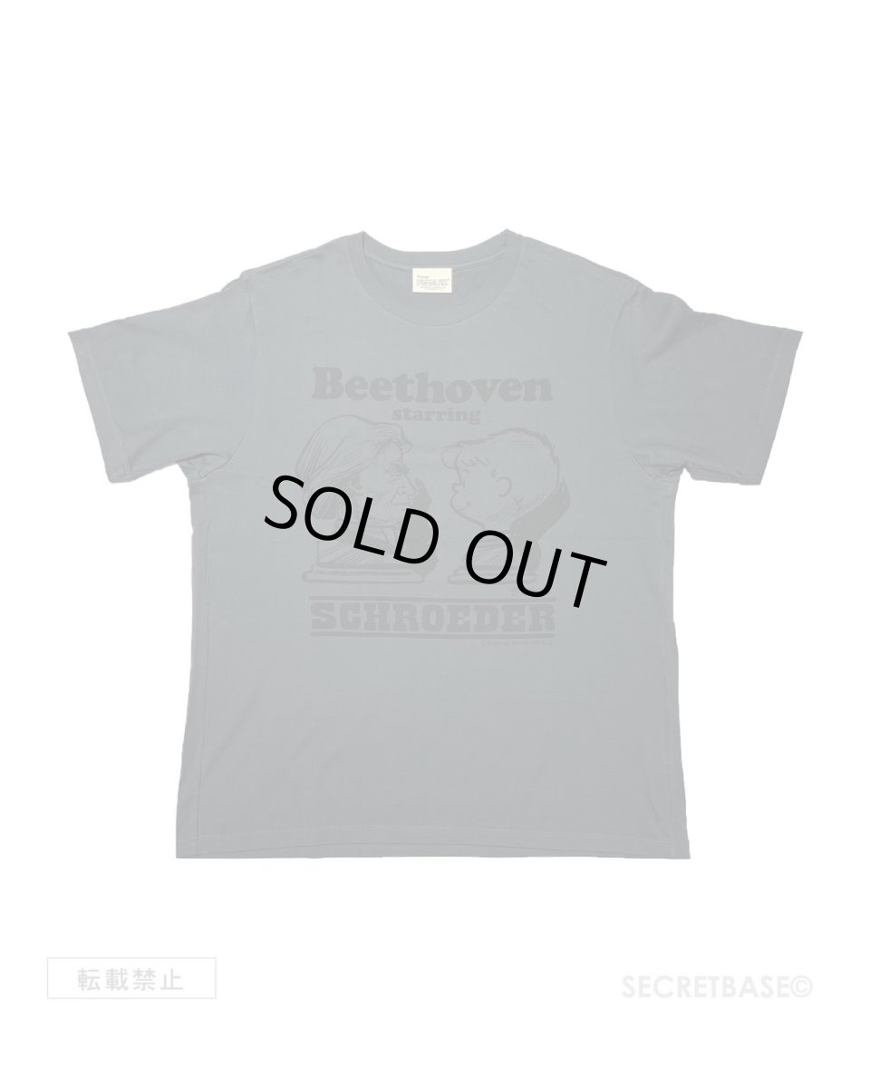 画像1: PEANUTS別注 “SCHROEDER starring BEETHOVEN” T-SHIRTS 2019 Ver. BLACK (1)