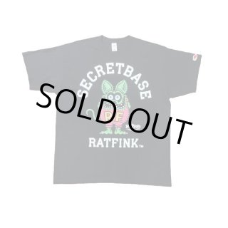 HONESTBOY×SECRET BASE×FRUIT OF THE LOOM Logo Rabbit SS Tee