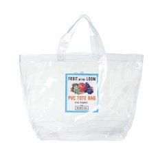 画像2: FRUIT OF THE LOOM×SECRET BASE×HONESTBOY PVC Clear Wide Tote Bag  (2)