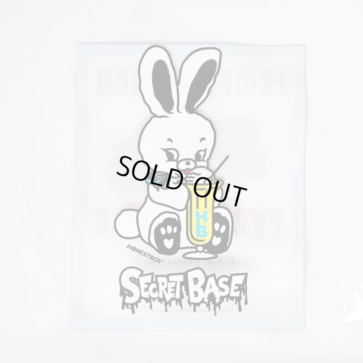 画像3: FRUIT OF THE LOOM×SECRET BASE×HONESTBOY PVC Clear Wide Tote Bag  (3)