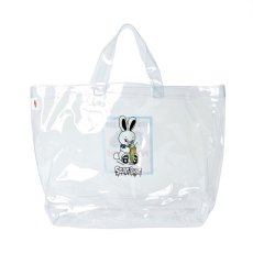 画像1: FRUIT OF THE LOOM×SECRET BASE×HONESTBOY PVC Clear Wide Tote Bag  (1)