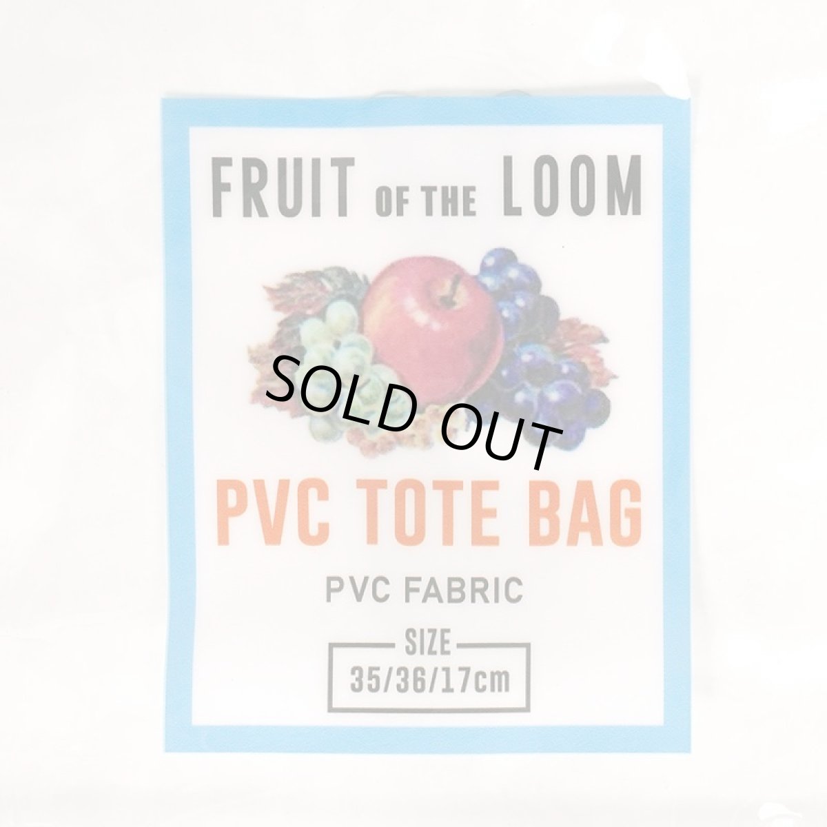 画像4: FRUIT OF THE LOOM×SECRET BASE×HONESTBOY PVC Clear Wide Tote Bag  (4)