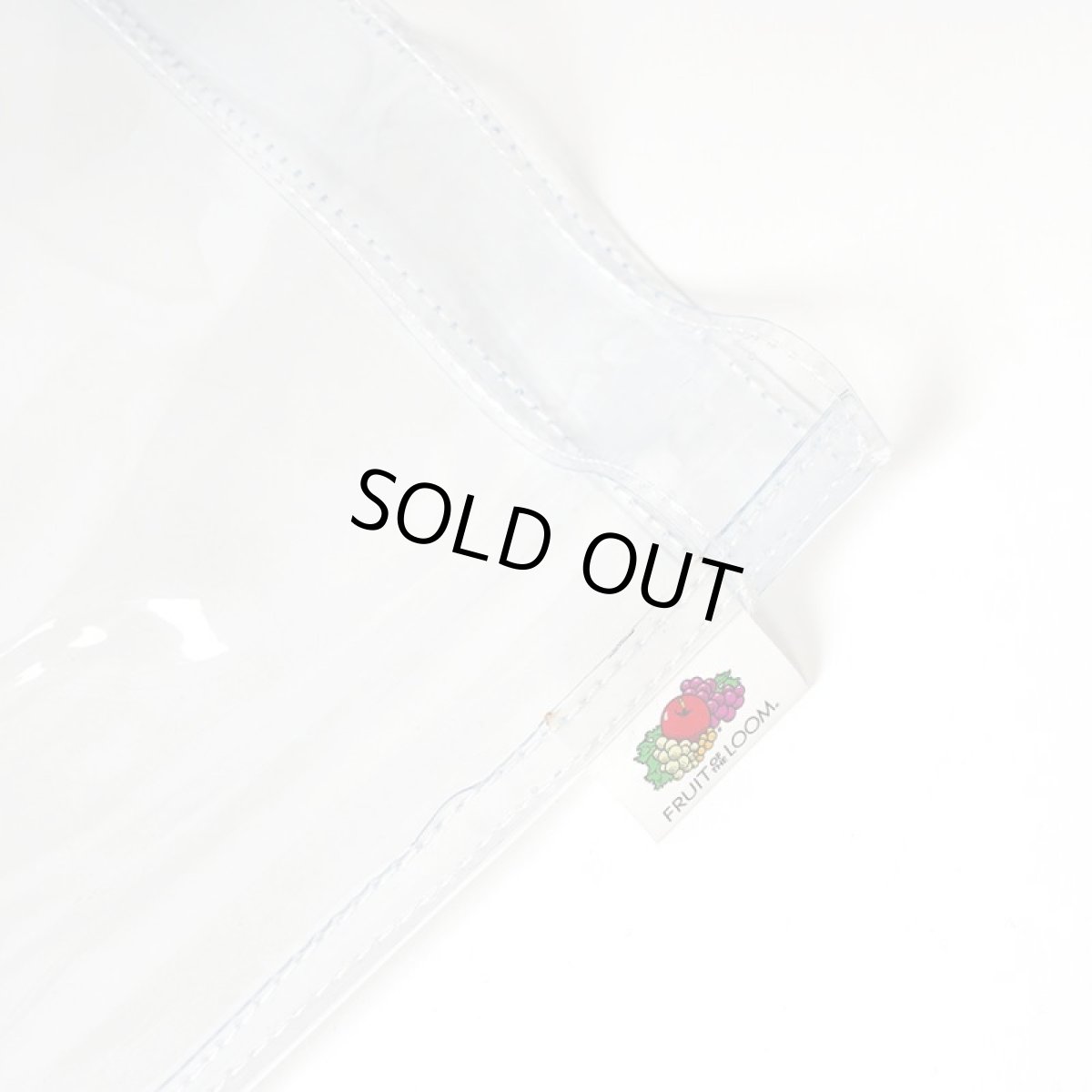 画像5: FRUIT OF THE LOOM×SECRET BASE×HONESTBOY PVC Clear Wide Tote Bag  (5)