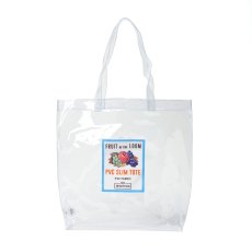 画像2: FRUIT OF THE LOOM×SECRET BASE×HONESTBOY PVC Clear Tote Bag  (2)