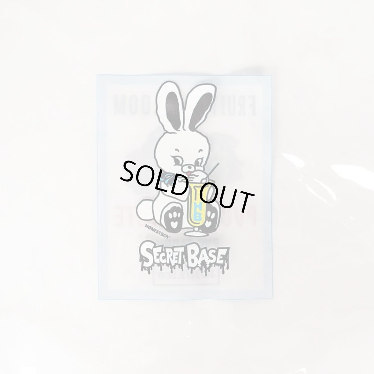 画像3: FRUIT OF THE LOOM×SECRET BASE×HONESTBOY PVC Clear Tote Bag  (3)