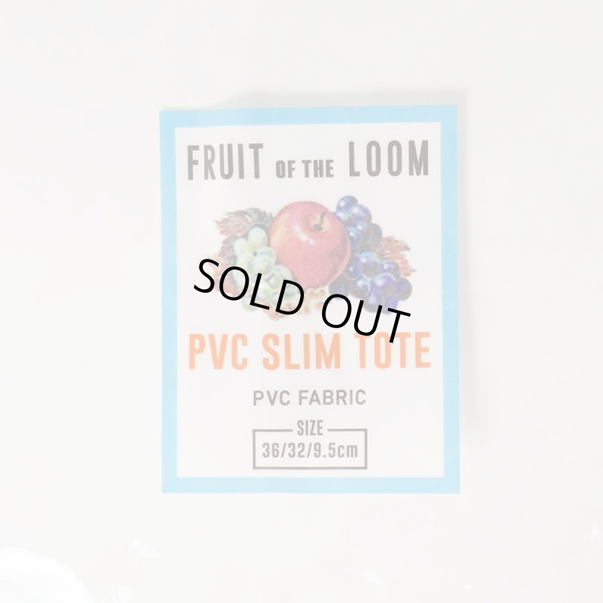 画像4: FRUIT OF THE LOOM×SECRET BASE×HONESTBOY PVC Clear Tote Bag  (4)