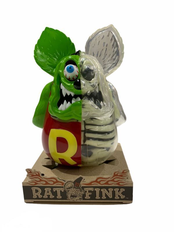 RAT FINK X-RAY FULL COLOR G.I.D MONSTER GREEN ver.