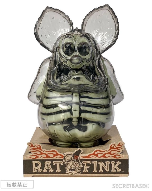 Rat Fink X-Ray Clear Black G.I.D Ver.