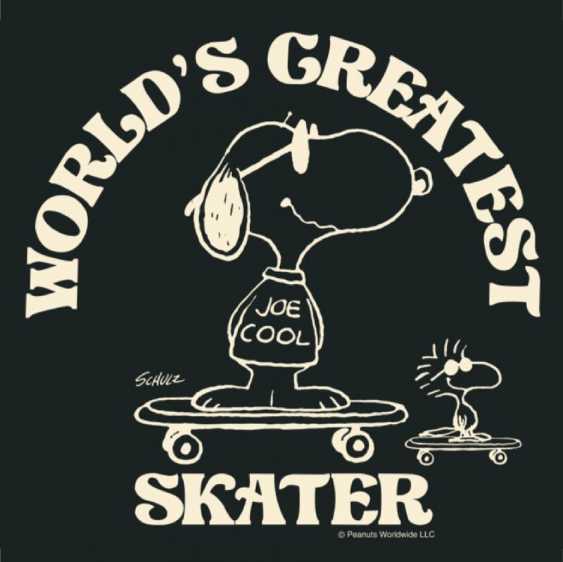Buddy 別注 Peanuts スヌーピー Joe Cool Tシャツ World S Greatest Skater Secret Base Online Store
